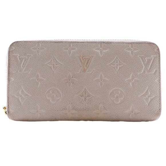 LOUIS VUITTON Zippy wallet Purse M69034 Tour rail gray Monogram Ann Platt - Picture 1 of 13